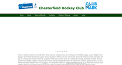 Desktop Screenshot of chesterfieldhockeyclub.co.uk